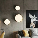 GobekUsa Copper Thin LED Round Ceiling Light for Bedroom, Living Room, and Dining Room