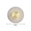 GobekUsa Gold LED Round Wall Lamp for Elegant Indoor Lighting