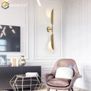 GobekUsa Gold LED Single Head Wall Lamp for Living Room, Bedroom, and Corridor