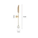 GobekUsa Gold LED Single Head Wall Lamp for Living Room, Bedroom, and Corridor