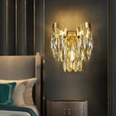 GobekUsa LED Sunflower Crystal Ceiling Chandelier - Modern Living Dining Room Hanging Light