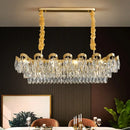 GobekUsa LED Sunflower Crystal Ceiling Chandelier - Modern Living Dining Room Hanging Light