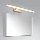 GobekUsa Modern Linear Acrylic Vanity Lamp: 16"/19.5" LED Gold Wall Lighting Fixture