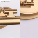 GobekUsa Modern Metallic LED Vanity Mirror Light for Bathroom - Gold Sconce Fixture (18"/21.5"/29.5")