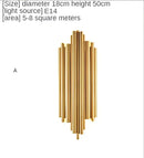 GobekUsa Gold LED Wall Lamp for Living Bedroom Kitchen Indoor Decor