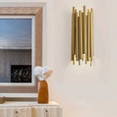 GobekUsa Gold LED Wall Lamp for Living Bedroom Kitchen Indoor Decor