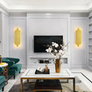 GobekUsa Gold LED Wall Lamp for Modern Minimalist Living Room, Bedroom, Study - Indoor Light Fixtures