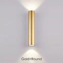 GobekUsa Gold LED Wall Lamp 96V 220V IP67 Waterproof Outdoor Sconce Light