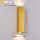 GobekUsa Gold LED Wall Lamp 96V 220V IP67 Waterproof Outdoor Sconce Light