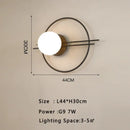 GobekUsa LED Wall Lamp 7w for Living Room Bedroom Dining Room