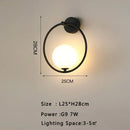 GobekUsa LED Wall Lamp 7w for Living Room Bedroom Dining Room