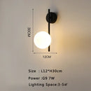 GobekUsa LED Wall Lamp 7w for Living Room Bedroom Dining Room