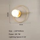 GobekUsa LED Wall Lamp 7w for Living Room Bedroom Dining Room