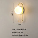 GobekUsa LED Wall Lamp 7w for Living Room Bedroom Dining Room