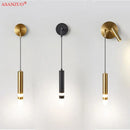 GobekUsa LED Wall Lamps - Modern Bedside & Reading Light for Bedroom, Study, Stairway