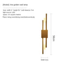 GobekUsa Gold LED Wall Sconce | Modern Nordic Bedroom Living Room Indoor Lighting