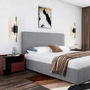 GobekUsa Gold LED Wall Sconce | Modern Nordic Bedroom Living Room Indoor Lighting