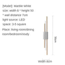 GobekUsa Gold LED Wall Sconce | Modern Nordic Bedroom Living Room Indoor Lighting