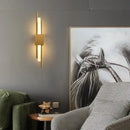 GobekUsa Gold LED Wall Sconce | Modern Nordic Bedroom Living Room Indoor Lighting
