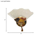 GobekUsa Modern Gold LED Wall Sconce Lamp with Bubble Crystal Accent for Bedroom