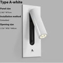 GobekUsa LED Wall Sconce Adjustable Reading Light for Hotel Bedroom, USB Charging
