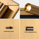 GobekUsa LED Wall Sconce Adjustable Reading Light for Hotel Bedroom, USB Charging