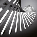 GobekUsa LED Wave Pendant Chandeliers for Living Dining Room Restaurant