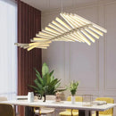 GobekUsa LED Wave Pendant Chandeliers for Living Dining Room Restaurant
