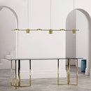 GobekUsa Dimmable LED Ceiling Chandelier for Living Room & Kitchen - Modern Hanging Light Fixture