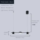 GobekUsa Dimmable LED Ceiling Chandelier for Living Room & Kitchen - Modern Hanging Light Fixture
