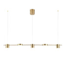GobekUsa Dimmable LED Ceiling Chandelier for Living Room & Kitchen - Modern Hanging Light Fixture