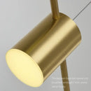 GobekUsa Dimmable LED Ceiling Chandelier for Living Room & Kitchen - Modern Hanging Light Fixture