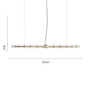 GobekUsa Glass Dining Room Chandelier: Nordic, Minimalist, Modern, for Home, Office, and Bar Decor