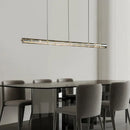 GobekUsa Glass LED Chandelier: Modern Italian Design for Dining Room, Kitchen Island, or Home Luxury
