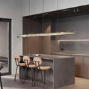GobekUsa Glass LED Chandelier: Modern Italian Design for Dining Room, Kitchen Island, or Home Luxury