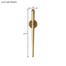 GobekUsa Modern Gold Linear LED Wall Lamp for Stylish Living Room Lighting