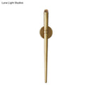 GobekUsa Modern Gold Linear LED Wall Lamp for Stylish Living Room Lighting
