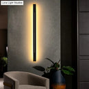 GobekUsa Modern LED Wall Light Fixture: Rectangular Linear Living Room Sconce Lighting