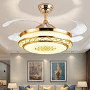 GobekUsa Living Room Electric Fan Light: Stylish Wind Power Fixture for Home Décor