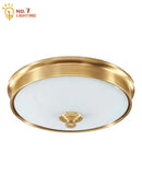 GobekUsa Gold Lustre Copper Ceiling Lamp LED E14 Minimalist Modern Light Fixtures