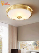 GobekUsa Gold Lustre Copper Ceiling Lamp LED E14 Minimalist Modern Light Fixtures