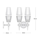 GobekUsa Gold Lustre Glass Chandelier: Modern Luxury Pendant for Living, Dining, Bedroom