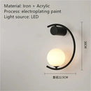 GobekUsa Luxury creative LED Bedside wall lamp