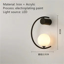 GobekUsa Luxury creative LED Bedside wall lamp