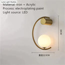 GobekUsa Luxury creative LED Bedside wall lamp