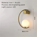 GobekUsa Luxury creative LED Bedside wall lamp