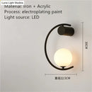 GobekUsa Luxury creative LED Bedside wall lamp