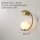 GobekUsa Luxury creative LED Bedside wall lamp