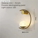 GobekUsa Luxury creative LED Bedside wall lamp
