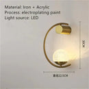 GobekUsa Luxury creative LED Bedside wall lamp